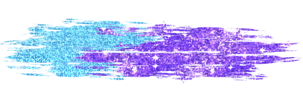 Blue purple glitter stroke
